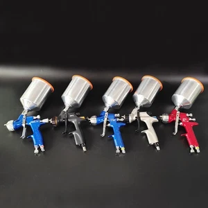 Taza de pintura en aerosol de gran capacidad de aleación de aluminio plateado accesorio automotriz - Imagen 1 de 6