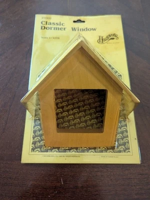 Dollhouse Miniature Dormer Window Traditional Style 1:12 Scale Houseworks 7002 - Image 1 of 4