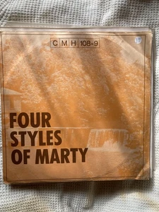 MARTY ROBBINS FOUR STYLES OF MARTY DOUBLE VINYL LP, CMH108-9, VG+ - Picture 1 of 1