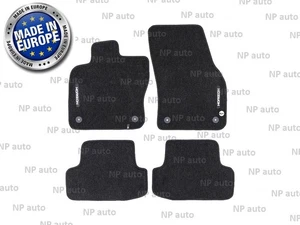 NEW LHD CAR FLOOR MATS FOR SKODA KAROQ NU7 2017- VELOUR CARPET LINERS AUTO RUGS - Picture 1 of 4
