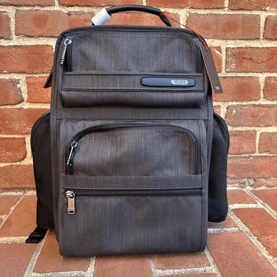 TUMI $550 16.5" Brief Backpack luggage carry on gray NWT - Image 1 of 4