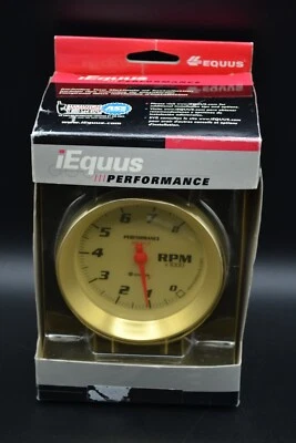 Equus E8068 8000 Series 3-3/8 Inch Electric Tachometer 8000 RPM Aluminum NEW Foto 1 de 4