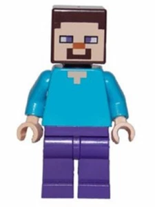 Lego Minecraft Minifigura Steve MOJANG CREEPER 21115 21126 - Imagen 1 de 1
