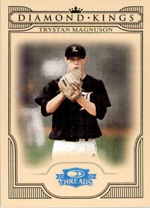 2008 Donruss Threads Diamond Kings Platinum #24 Trystan Magnuson /25