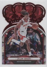 2022-23 Panini Crown Royale Red Crystal 47/49 Jalen Green #81