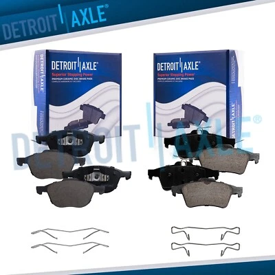 Pads For Ford Escape Focus Mazda 3 5 Volvo S40 V50 Front Rear Ceramic Brake Pads - Image 1 of 4
