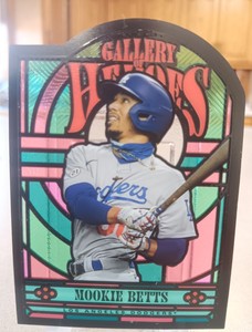 2021 Topps Gallery Mookie Betts Gallery of Heroes Stained Glass