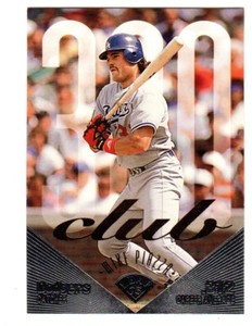 1995 Leaf 300 CLUB #3 Mike Piazza LOS ANGELES DODGERS