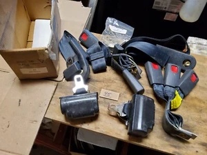 NOS 1986-91 Ford Taurus Sable SHO Sedan Rear Seat Shoulder Belt Assemblies BLUE - Picture 1 of 4