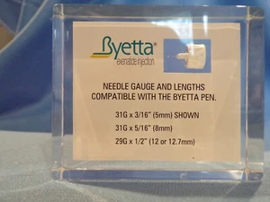 NUEVO Promoción de Prescripción Médica para Consultorio Médico BYETTA Rx B721 - Imagen 1 de 3