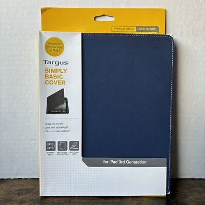 Targus Simply Basic Magnetic Cover For iPad Generation 3 - Navy Blue - Image 1 of 4