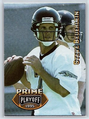 1995 Playoff Prime Steve Beuerlein Jacksonville Jaguars #127 - Image 1 of 2