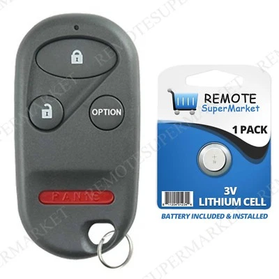 Replacement for Acura 1997-1999 CL 1994-2001 Integra Remote Car Keyless Key Fob - Image 1 of 4