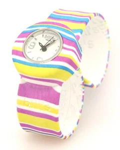 Bill's Watch reloj - mini pulsera Color Line cinta, esfera blanca BA-MI-04 - Imagen 1 de 3