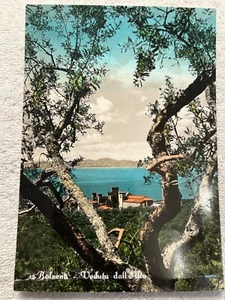 Hotel “Al Lago”at Lake Bolsena From Above Postcard RPPC Central Italy Unposted - Picture 1 of 2