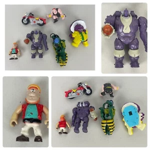 Lote de 6 figuras vintage de X Men Voltron Barney y otros - Imagen 1 de 18