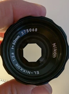 El-Nikkor enlarger lens f2,8 in very good condition with plastic case - Photo 1 sur 8