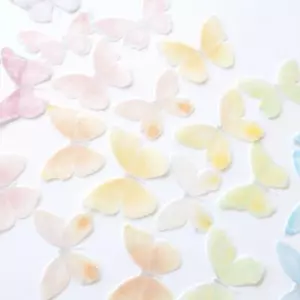 Edible Pre-Cut Wafer Butterfly - Watercolor - Bild 1 von 3