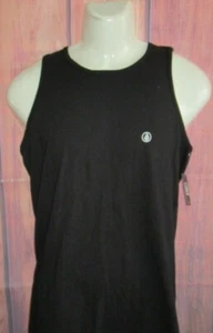 MENS VOLCOM BLACK TANK TOP T-SHIRT SIZE M - Picture 1 of 1