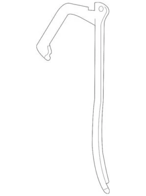 Genuine Ford 2011-2013 Fiesta Radiator Support Reinforcement AE8Z-54101A02-A - Image 1 of 2