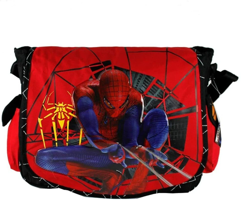 Disney Marvel - Bolsa de Viagem Mensageiro do Homem-Aranha - Bolsa de Livro Escolar Bolsa de Fraldas Vermelha - Imagem 1 de 1