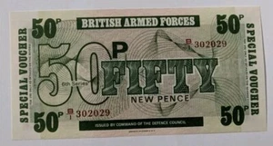 BRITISH ARMED FORCES, 6th SERIES, Mint/Uncirculated, 50 Pence, 1972 - Picture 1 of 2