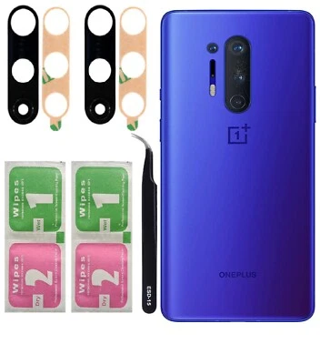 Camera Glass Lens For OnePlus 8 Pro Rear Back Camera Lens & Tools - 2 Pack - Image 1 of 4