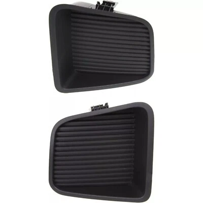 Front Bumper Fog Light Cover Trims Black 2Pcs For 2014-2021 Toyota Tundra - Image 1 of 4