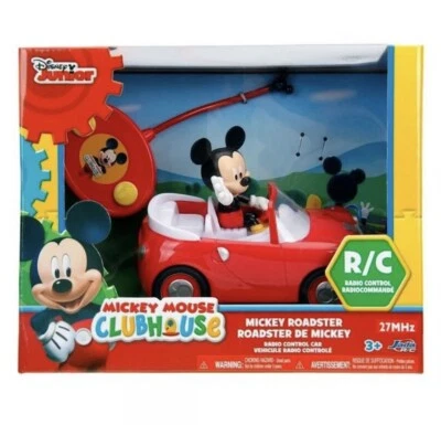 Красный 7-дюймовый поврежденный ящик родстера Disney Junior Mickey Mouse Clubhouse для радиоуправляемого автомобиля - Изображение 1 из 4
