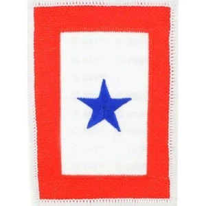 MILITÄR AUFNÄHER - FAMILIENMITGLIED IM DIENST BLAUER STERN (3-1/2") - PM3851 - Bild 1 von 1