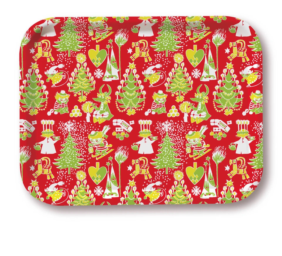 Moomin Tray Christmas Pattern 20 x 27 cm Optodesign - Image 1 of 1