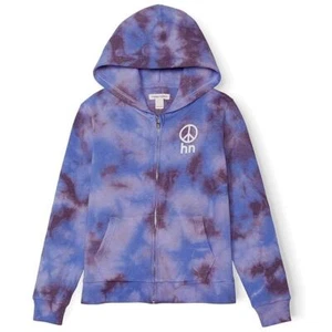 Happy Nation/Victoria's Secret Girls Fleece Hoodie Sweatshirt M *Purple* NWT! - Picture 1 of 1