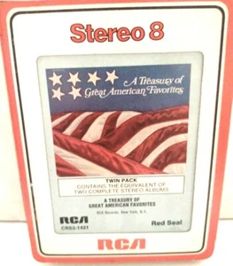 A Treasury Of Great American Favorites 8 Track RCA Red Seal CRS2-1421 - Imagen 1 de 4