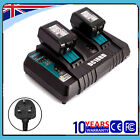 FOR Makita DC18RD 18v LXT Lithium Ion 240v Dual Port Fast Battery Charger