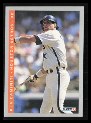 Ken Caminiti 1993  Fleer #432  Houston Astros - Image 1 of 2