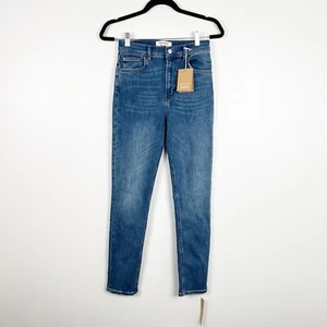 Reformation Womens High Rise Skinny Medium Was Blue Jeans Sz 26 NWT - Picture 1 of 6