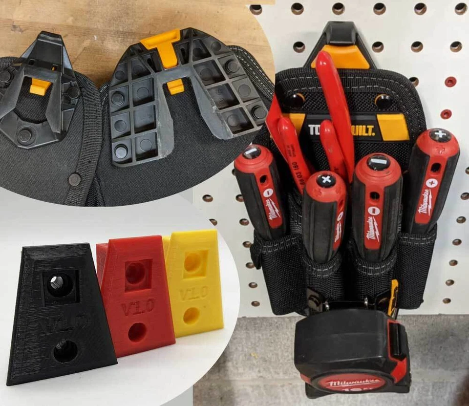 ToughBuilt ClipTech Tool Pouch Wall Mount (single pouch mount)