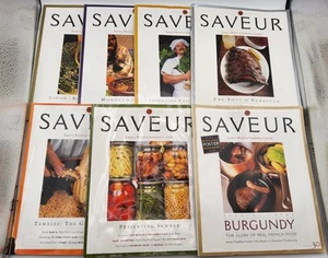 7 Saveur Authentic Cuisine Magazines - 1998, Numbers 24 through 30 - Picture 1 of 6