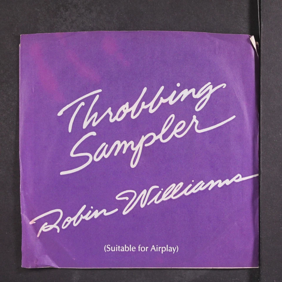 ROBIN WILLIAMS: throbbing sampler ("throbbing python of love") CASABLANCA 7" - Image 1 of 4
