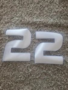 2 PC.IRON ON NUMBERS #2 - Picture 1 of 1