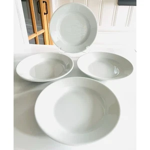 Set of 4 Apilco French Porcelain 9” Soup Pasta Bowls - Picture 1 of 3