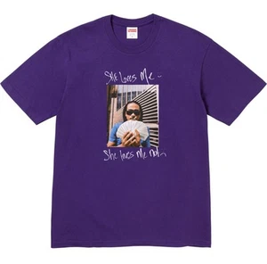 Supreme SS25 Size M Confirm Max B Tee Purple Week 7 Ready To Ship! In hand!! - Picture 1 of 2