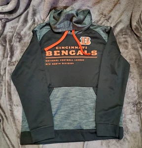 NFL Cincinnati Bengals AFC Herren Langarm Kapuzenpullover - Größe L - Bild 1 von 11