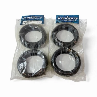 New Jconcepts Bar Codes Tire Only (Indoor Soft Gold) 2 Packs 1/8 Buggy 3030-005 - Image 1 of 2