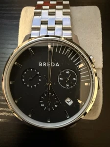 GREAT SHAPE Breda Phase Metal 9002D 5 ATM Swiss Stainless Steel Men’s Watch - Picture 1 of 3