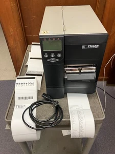 Zebra ZM400 Thermal Label Barcode Printer ZM400-2001-1100T with Cutter, TESTED - Picture 1 of 12