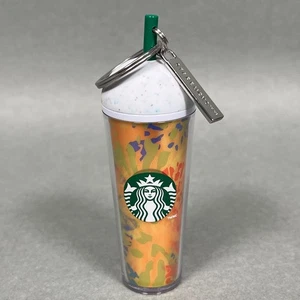Llavero Starbucks Sorpresa Copa Fría 2025 Flores Doradas Tinte Edición Limitada - Imagen 1 de 11