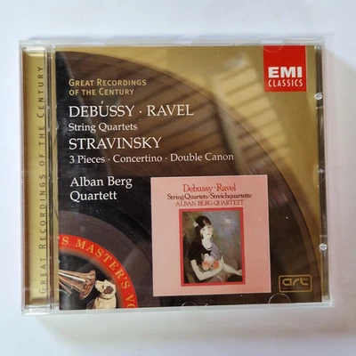 Debussy Ravel Stravinsky Alban Berg Quartett String Quartets 3 Pieces CD EMI - Bild 1 von 3