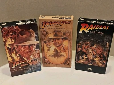 Paramount Indiana Jones VHS Trilogy - Image 1 of 4