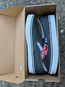 Baskets classiques à enfiler Vans unisexe en toile gris homme 11. Neuf dans sa boîte - Photo 1/13
